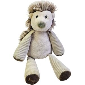 Scentsy Buddy Hattie the Hedgehog Plush Stuffed Animal Beige Brown 12 inch
